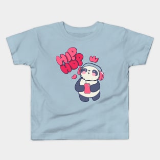 Hip hop panda Kids T-Shirt